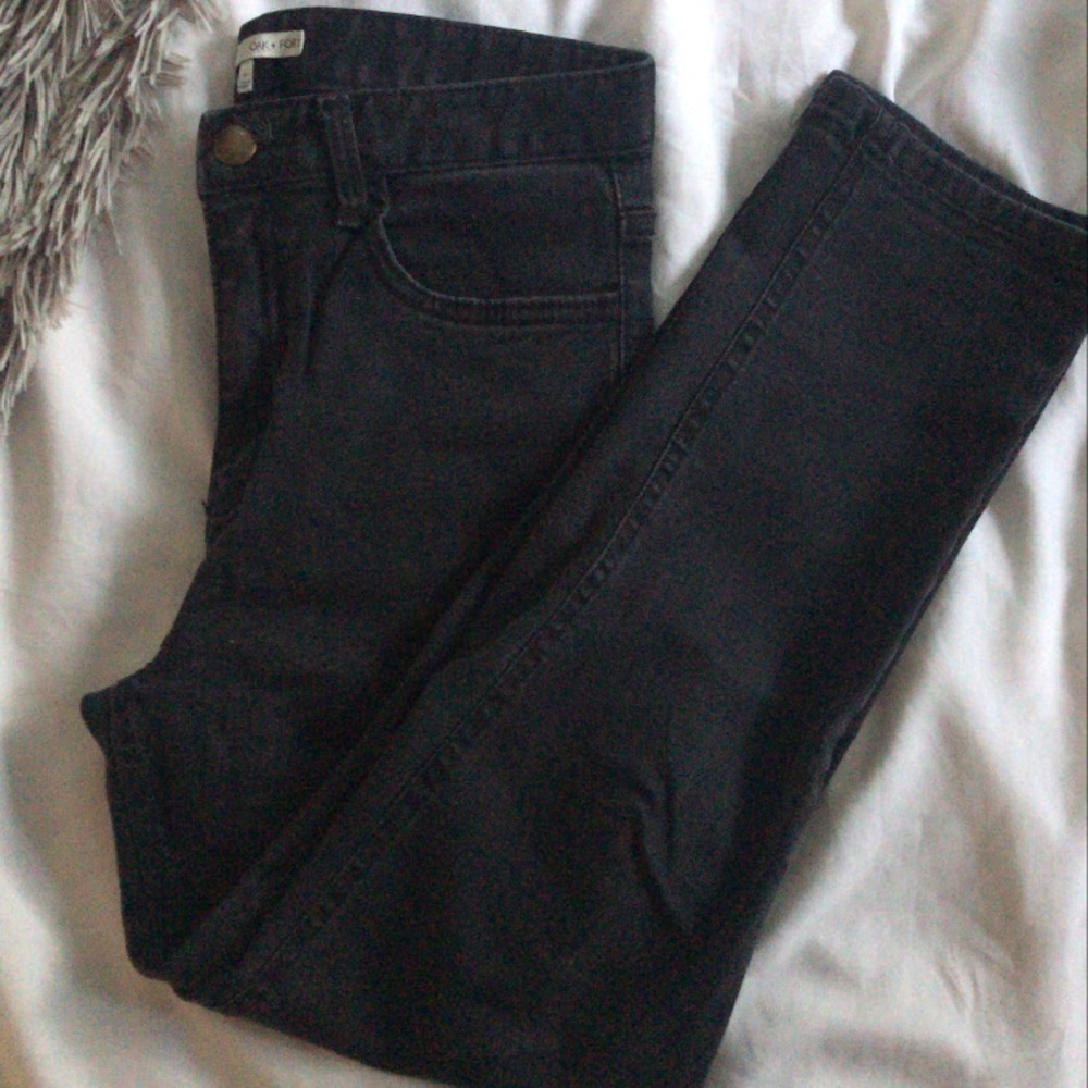oak and fort black jeans